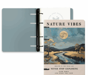 Тетрадь120л. А5 на кольцах Эксмо JANE Nature Vibes