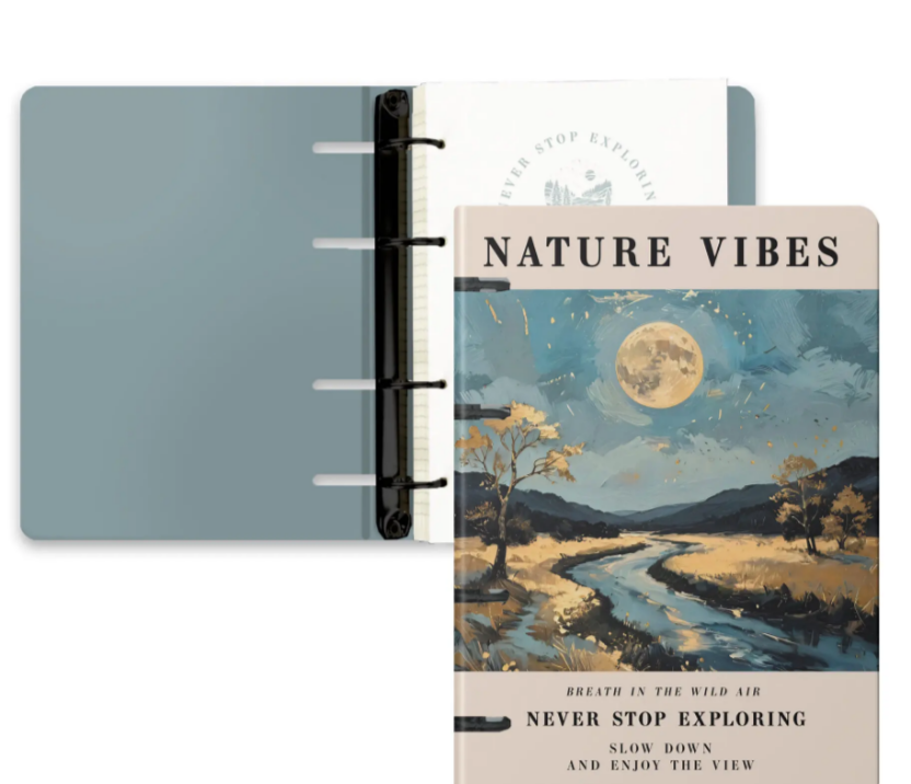 Тетрадь120л. А5 на кольцах Эксмо JANE Nature Vibes