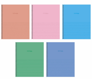 Тетрадь 80л. линия Эксмо В линию, гребень