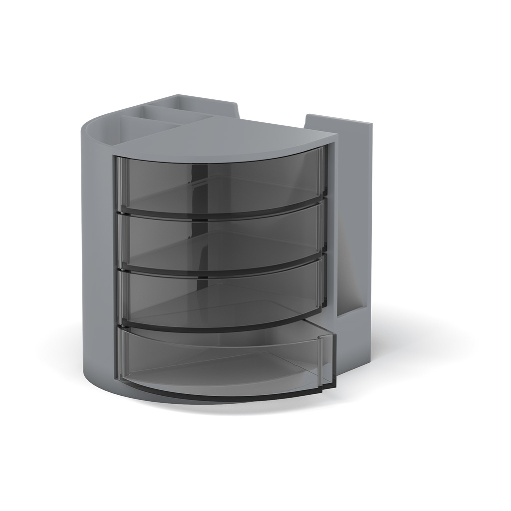 Подставка настольная Erich Krause Venezia Classic, серый