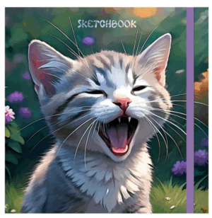 Скетчбук 200х200мм Эксмо Доброе утро! 7БЦ 100г/м