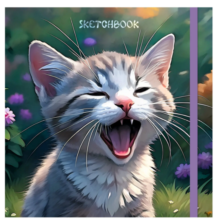 Скетчбук 200х200мм Эксмо Доброе утро! 7БЦ 100г/м