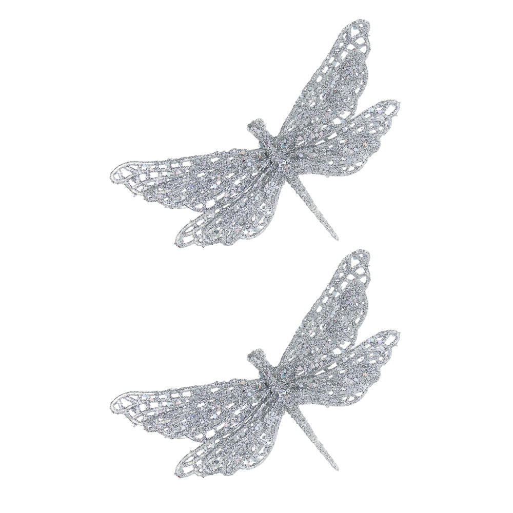 Стрекозы на проволоке 8,5x17см 2 шт