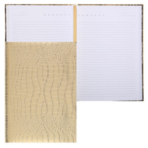 Ежедневник А5, 136л. Attomex Arkona золотистый бумвинил