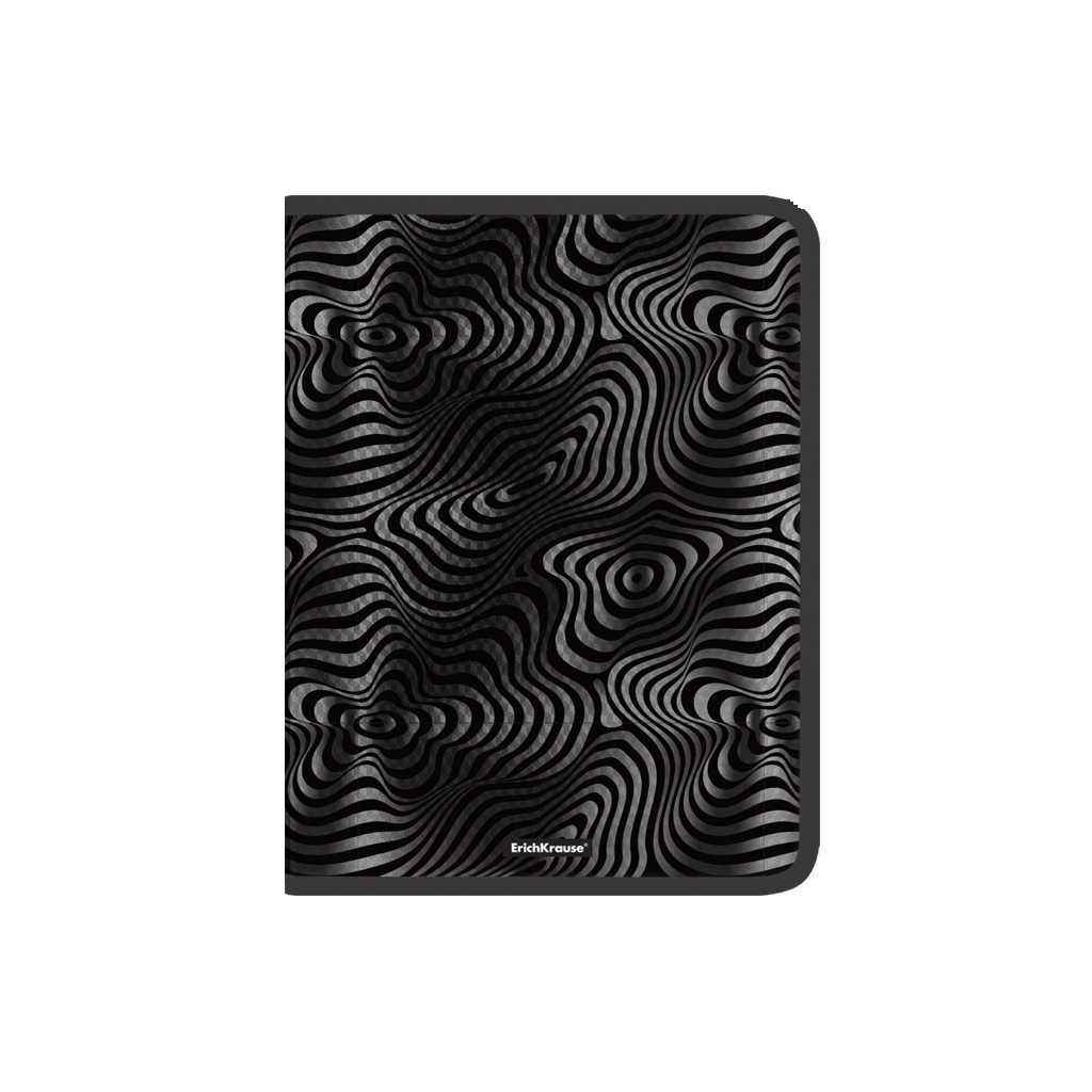 Папка на молнии А4 ErichKrause Illusion черная