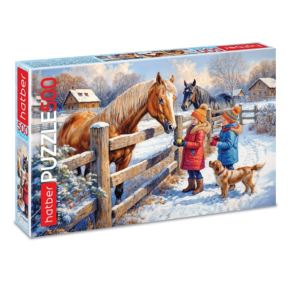 ПАЗЛЫ 500 эл. Снежное утро 480х330мм