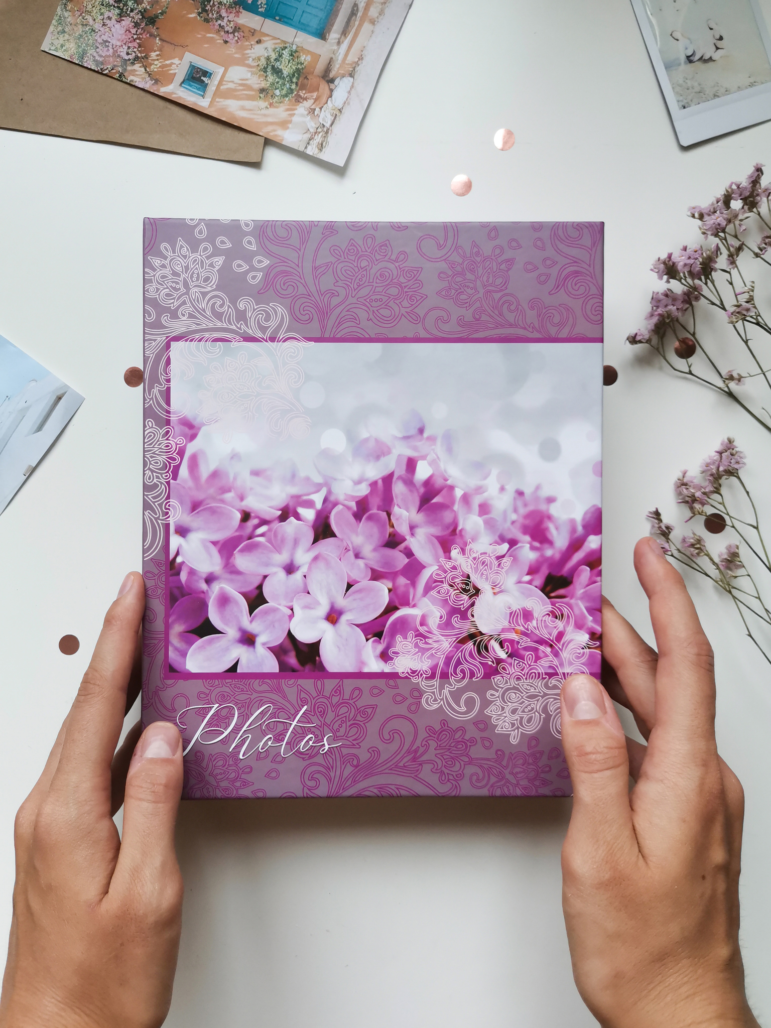 Фотоальбом 200 фото 10х15см Bloom Сирень