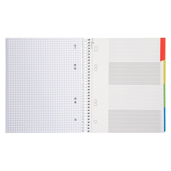 Тетрадь120л. А5 клетка Hatber Вдохновение вокруг, 7БЦ на гребне, с разделителями