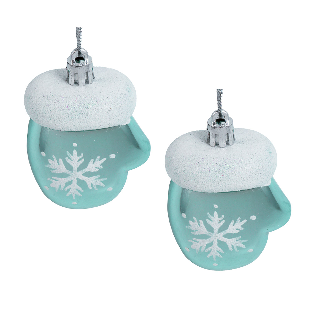 Набор декоративных украшений Варежки 2шт.