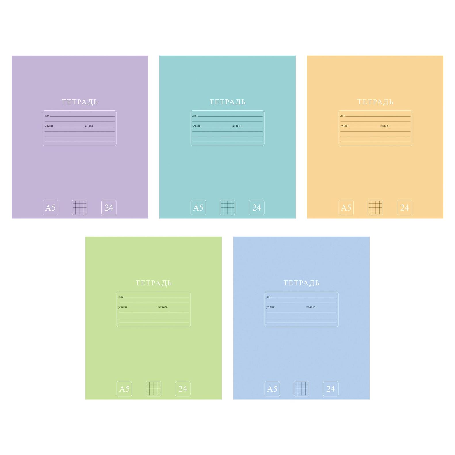 Тетрадь 24 л. линия Hatber ECO PUREcolour