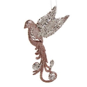 Подвеска декоративная Жар птица 16см, пластик