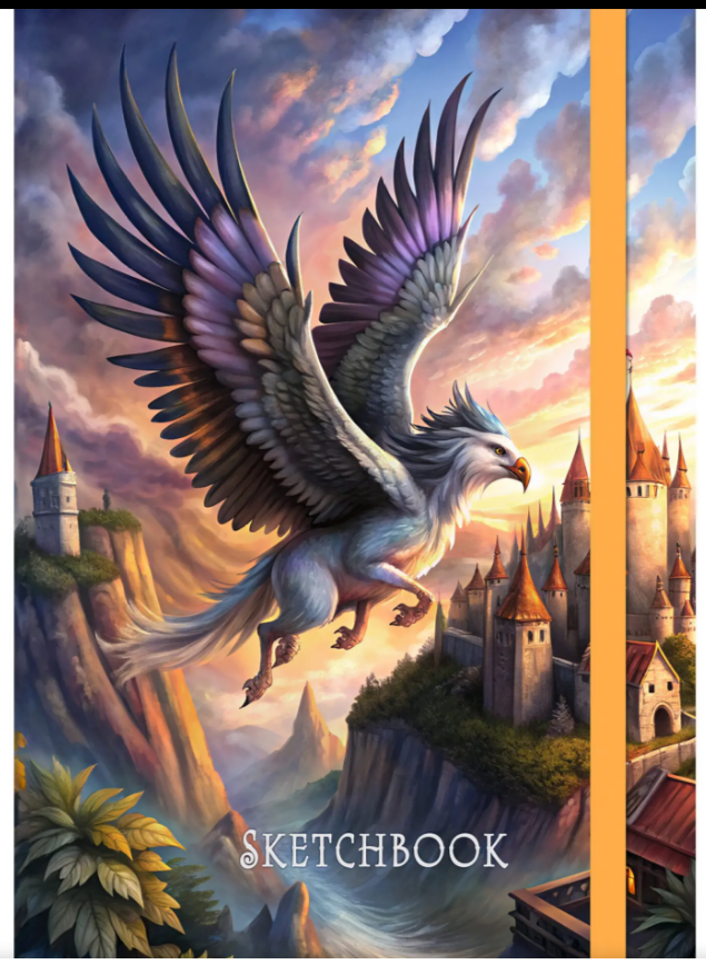 Скетчбук А5  80л Эксмо Грифон 100г/м