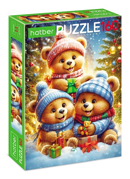 ПАЗЛЫ 160 эл. ECO Веселые мишки 220х330мм