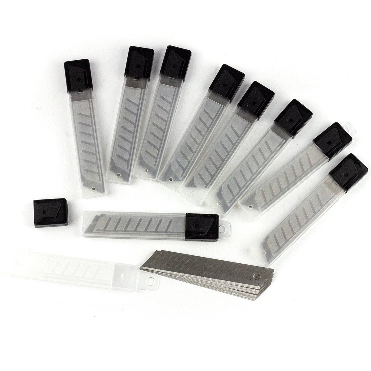 Набор лезвий для канцелярского ножа 18 мм 10 шт. Alingar