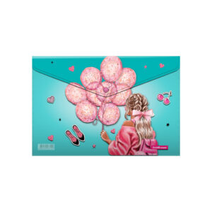 Папка-конверт на кнопке Erich Krause А4 Girly Day