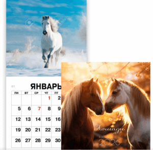 Календарь перекидной настенный 30х58см на 2026г Символ года 2