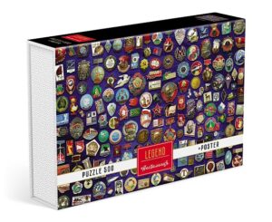 ПАЗЛЫ 500 эл. Premium Ностальгия Значки 480х330мм