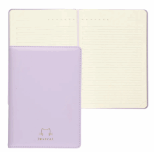 Ежедневник А5, 136л. deVENTE I Love Cat!, сиреневый