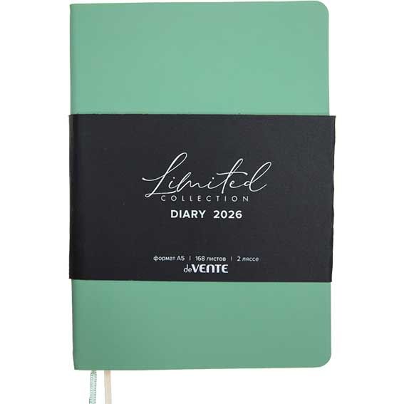 Ежедневник 2026г. А5 168л. deVENTE Nobile, оливковый