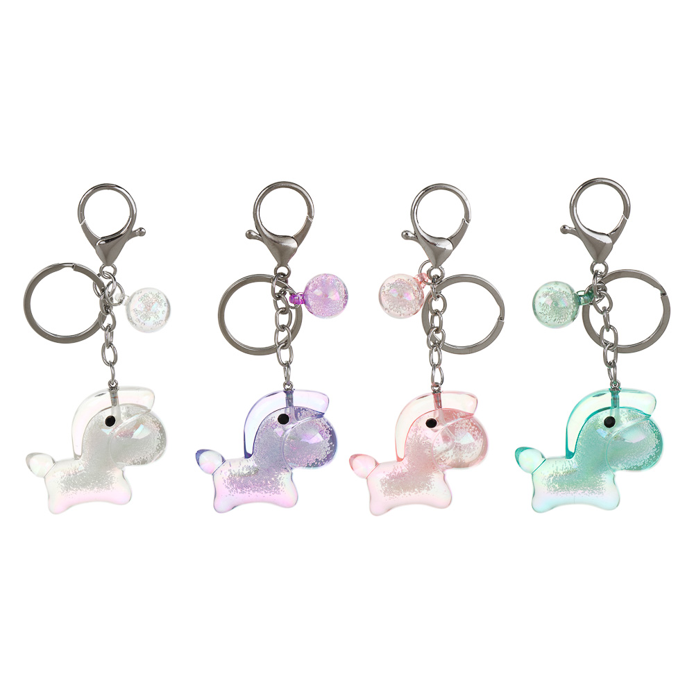 Брелок Лошадка, акрил, 5х4,3 см, 4 дизайна