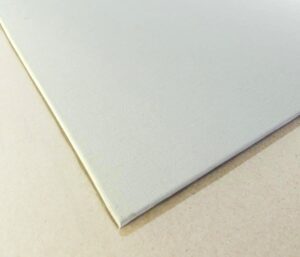 Холст грунтованный на картоне 30х30см, 3 мм, акриловый грунт, хлопок