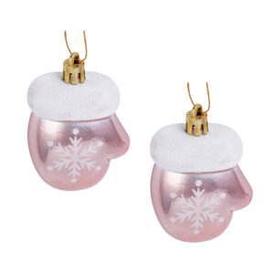 Набор декоративных украшений Варежки 2шт. 5х7,5см