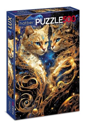 ПАЗЛЫ 500 эл. Premium Магические коты 330х480мм