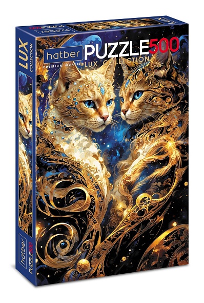 ПАЗЛЫ 500 эл. Premium Магические коты 330х480мм