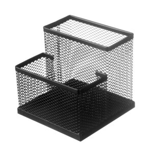 Подставка настольная 2 секции металлическая черная