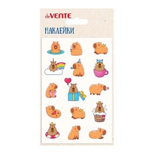 Наклейки объемные 10х15см deVENTE Капибара