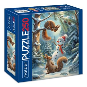 ПАЗЛЫ 250 эл. Premium В снежном лесу 280х400мм
