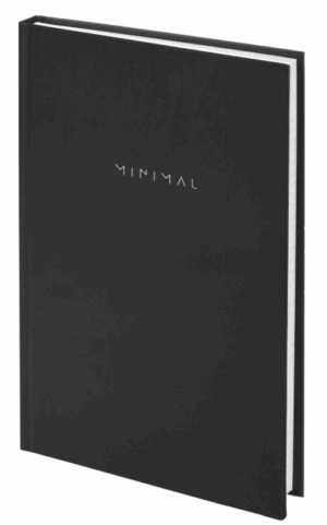 Блокнот 80л. А5 BRAUBERG Minimal черный, клетка