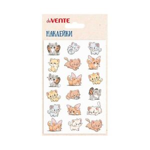 Наклейки объемные 10х15см deVENTE Милые котята