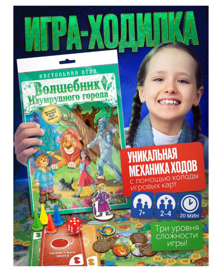 Игра настольная Волшебник изумрудного города
