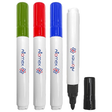 Набор маркеров для белой доски 4цв. Attomex
