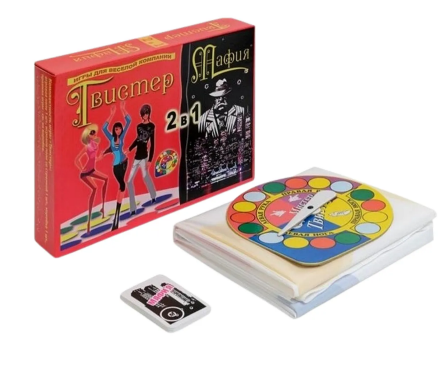 Игра Твистер + Мафия, 2 в 1