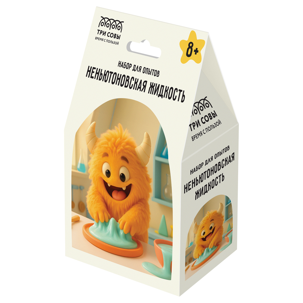 Набор для проведения опытов ТРИ СОВЫ Неньютоновская жидкость