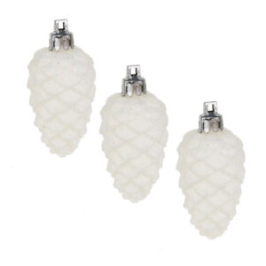 Набор декоративных украшений Шишки 3шт. 3,5х7,5см