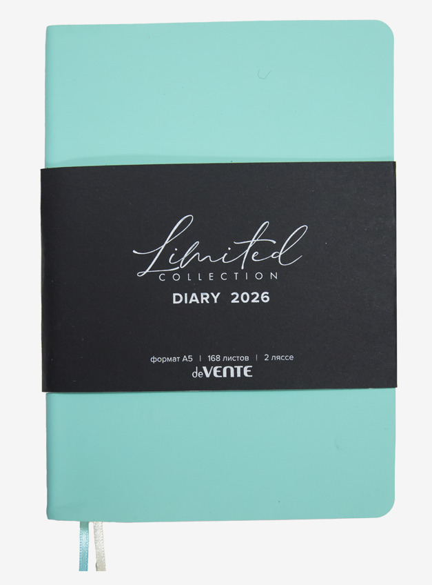 Ежедневник 2026г. А5 168л. deVENTE Nobile, мятный