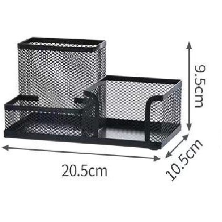 Подставка настольная 3 секции металлическая черная