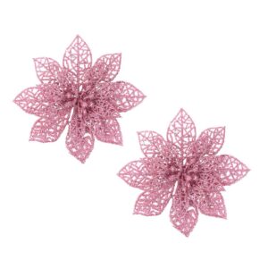 Цветы на прищепке 13x13см 2 шт розовые