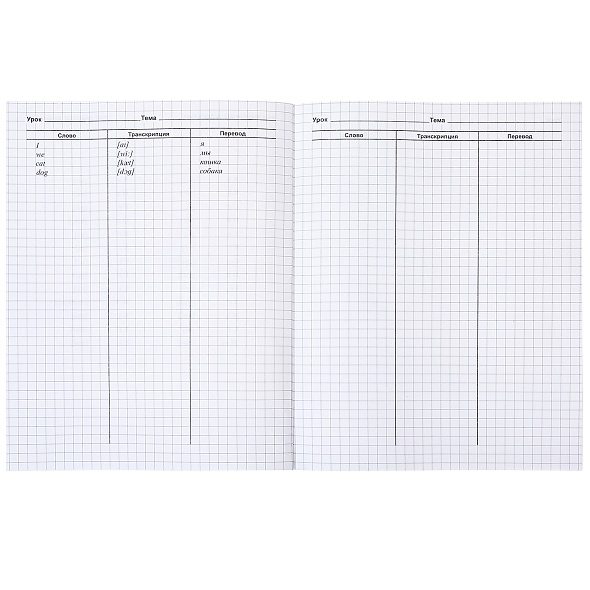 Тетрадь для записи иностранных слов А5 48л. Hatber Big Ben