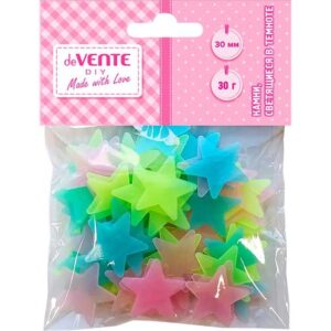 Камни светящиеся в темноте deVENTE Ночные звёзды 30мм, 30г