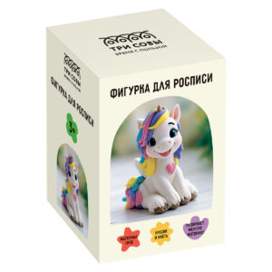 Набор для росписи из гипса ТРИ СОВЫ_Единорог