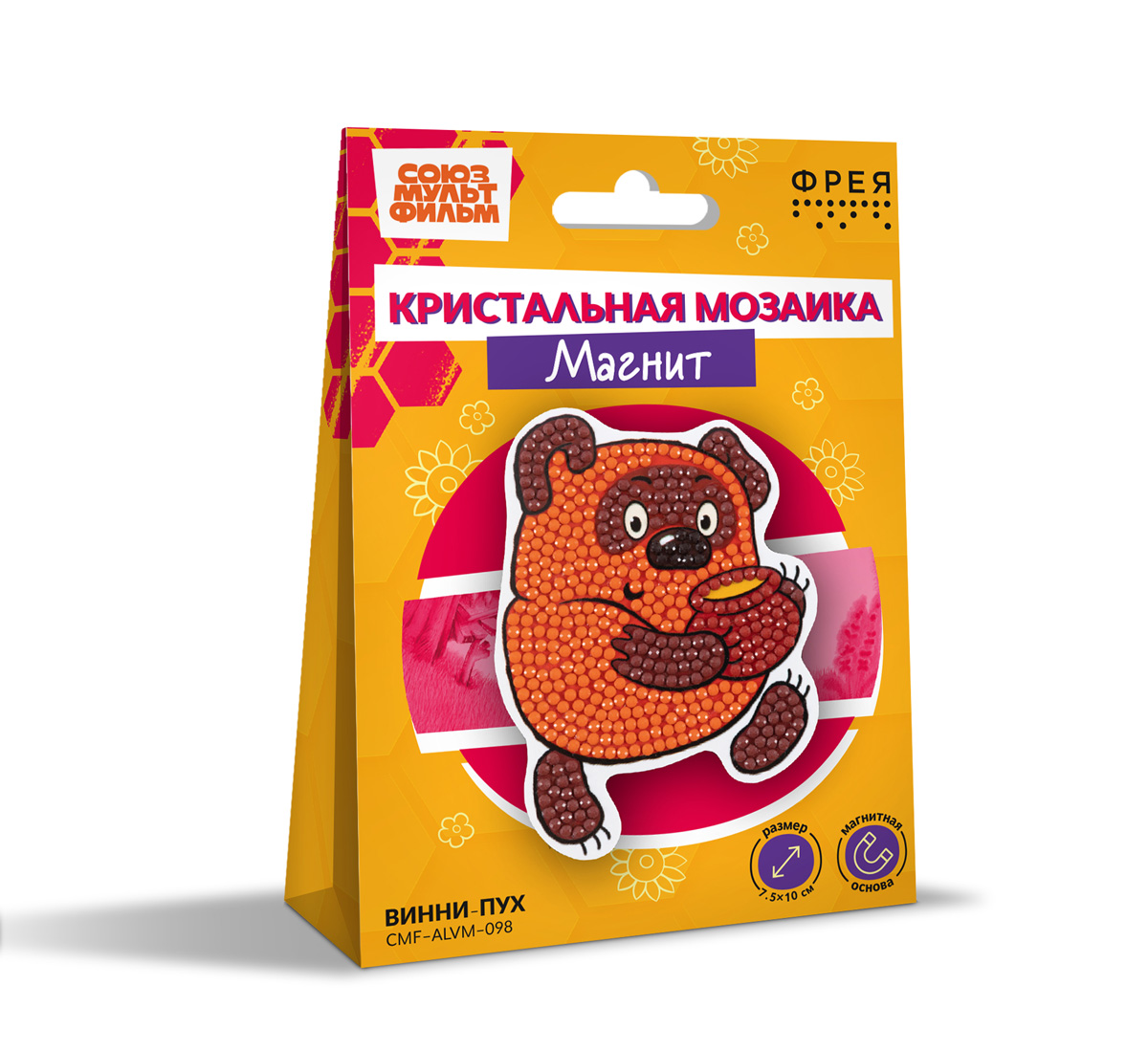 Магнит Кристальная мозайка ФРЕЯ Винни-Пух