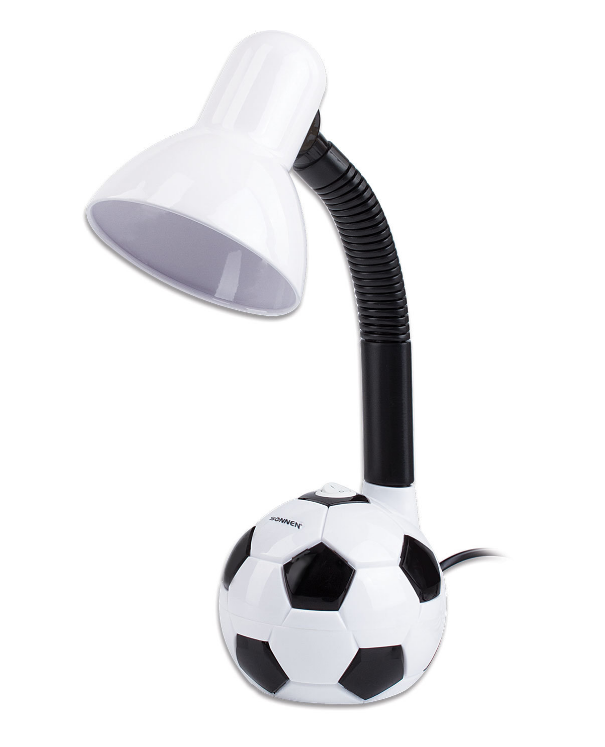 Светильник настольный SONNEN OU-503 МЯЧ на подставке, цоколь Е27, белый