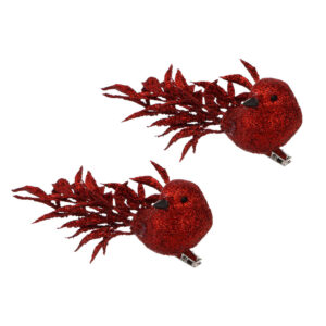 Птицы на прищепке 3,5x13см 2 шт пластик