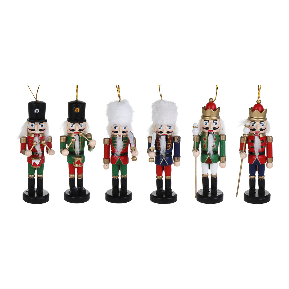 Подвеска декоративная Щелкунчик 13см, МДФ