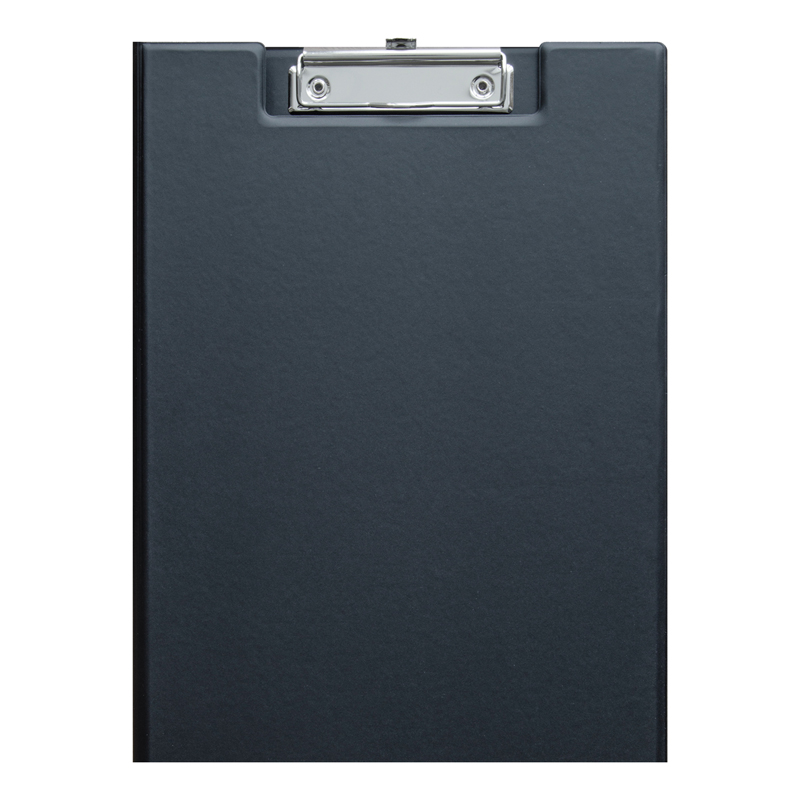 Папка-планшет с верхним зажимом OfficeSpace ПВХ черная