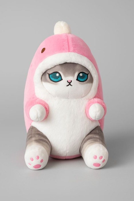 Мягкая игрушка Cat dinosaur pink 20см